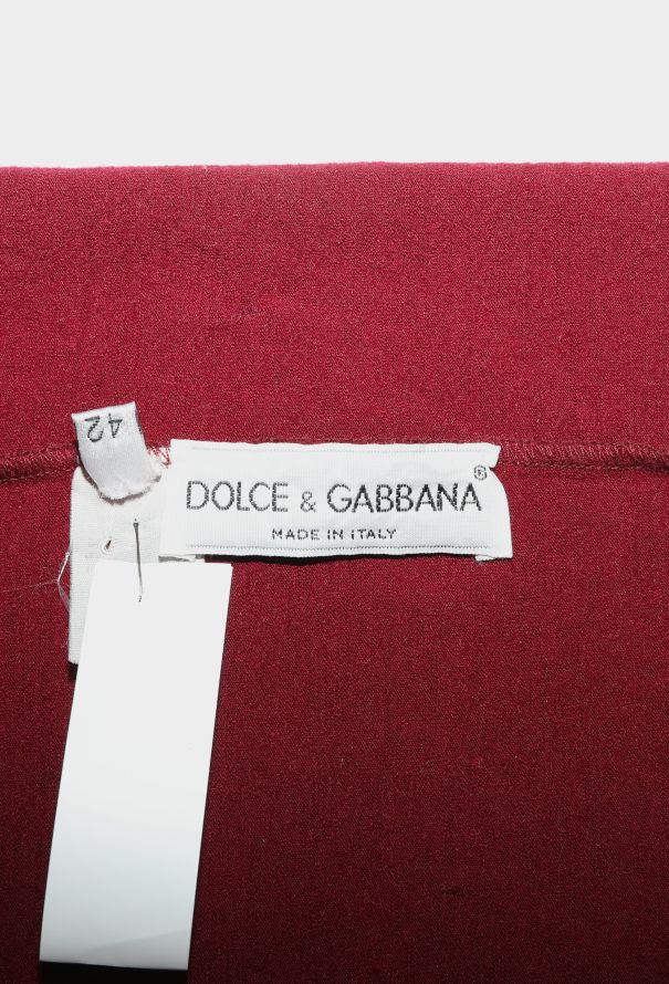 Dolce & Gabbana '80s Jersey Draped Bodycon Dress - 7