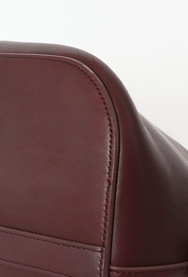 The Row Burgundy Large Devon Bag - 10