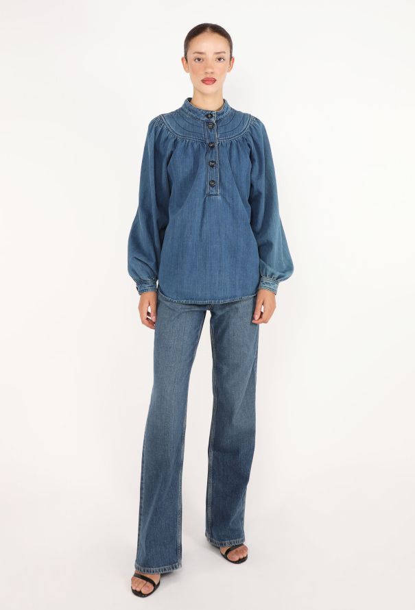 Chloé Denim Smock Tunic, Pre-Fall 2017 - 5