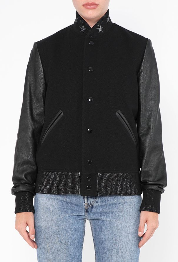 Saint Laurent S/S 2016 Lambskin Star Teddy Jacket - 1