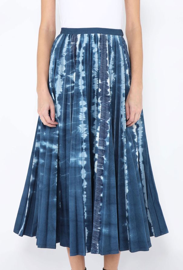 Dior 2020 Denim Tie-Dye Skirt - 2