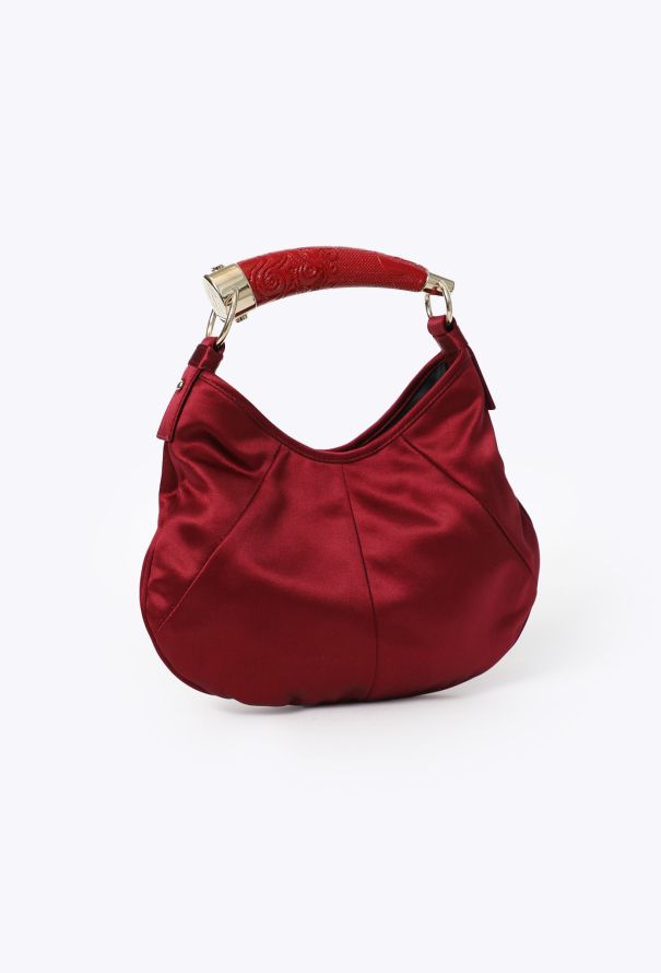 Saint Laurent Early 2000s Crepe Satin Mini Mombasa Bag - 2