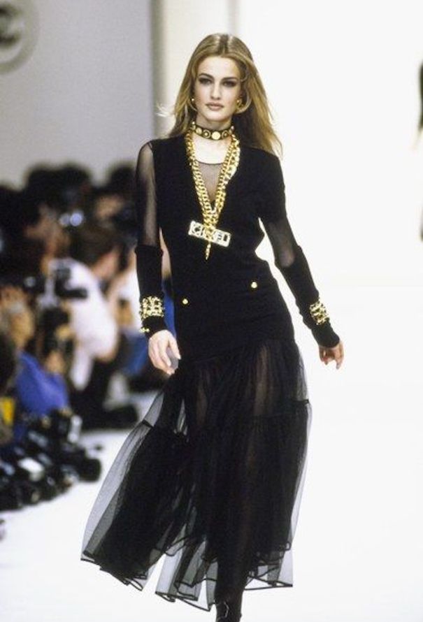 Chanel Tiered Chiffon Skirt, F/W 1991 - 2