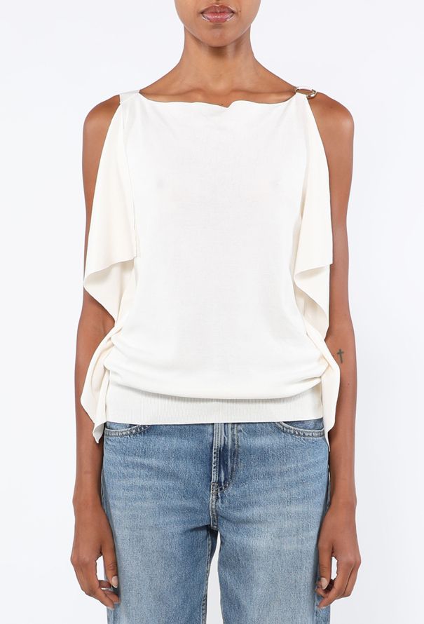 Chloé Silk Knit Off-Shoulder Top, 2024 - 1