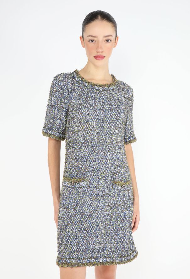 Chanel S/S 2015 Tweed Shift Dress - 1