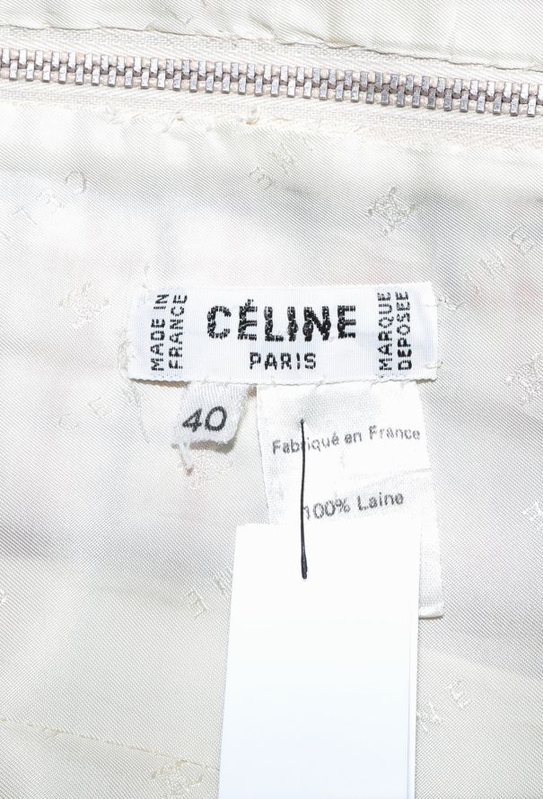 Céline '70s Pleated Checkered Skirt - 5