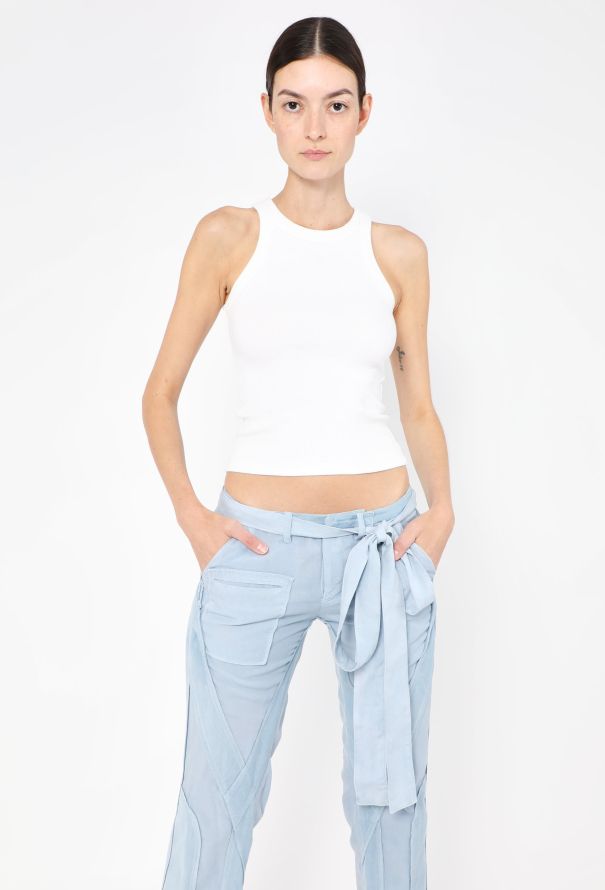 Balenciaga ICONIC S/S 2002 Belted Cargo Pants - 4