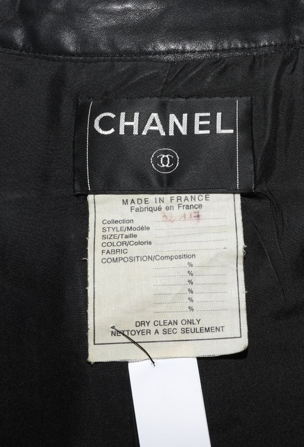 Chanel '90s Lamé Tweed Leather Jacket - 5 Chanel '90s Lamé Tweed Leather Jacket - 5