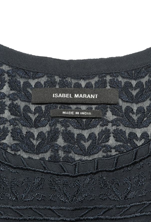 Isabel Marant Embroidered Silk Tunic Top - 4 Isabel Marant Embroidered Silk Tunic Top - 4