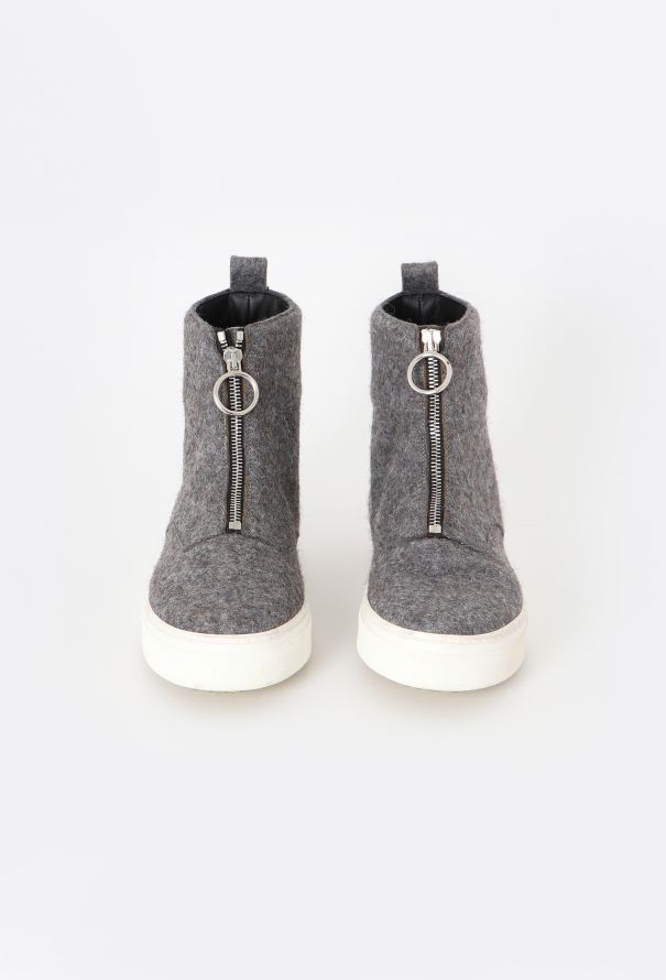 Céline F/W 2014 Felted Zip Boots - 4 Céline F/W 2014 Felted Zip Boots - 4