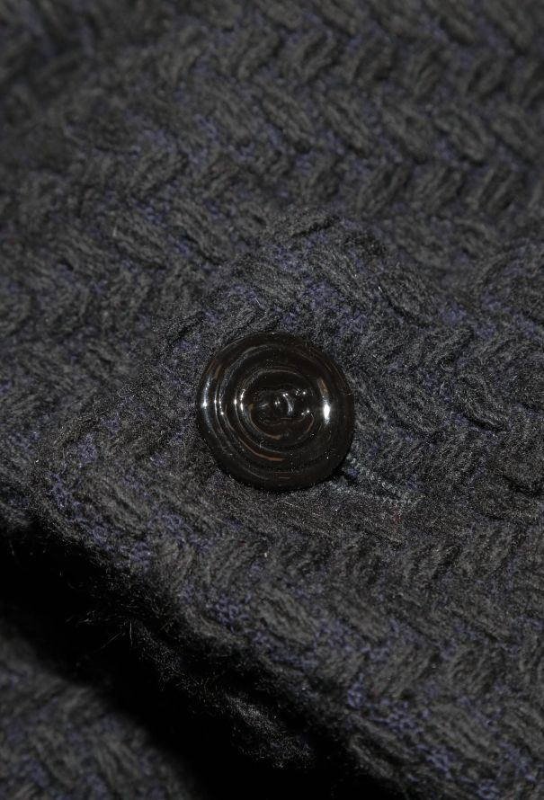 Chanel F/W 2009 Tweed High-Collar Coat - 8