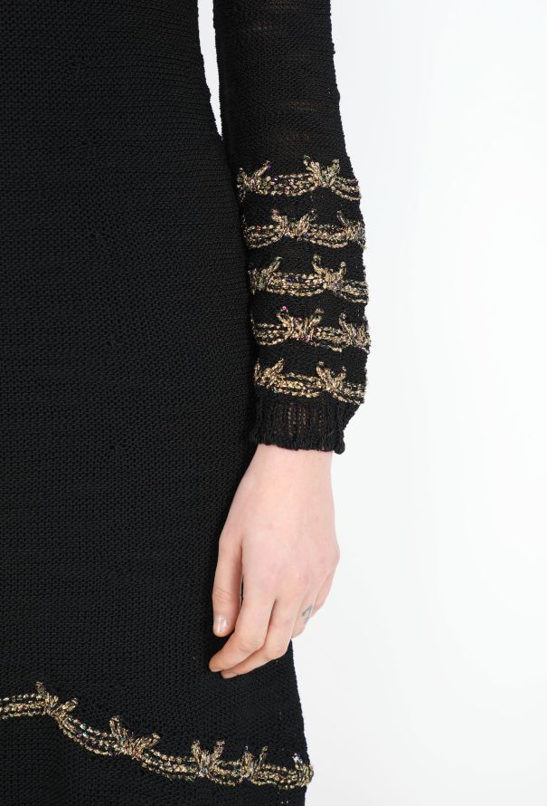 Chanel Pre-Fall 2025 Paris-Hangzhou Lamé Crochet Dress - 6