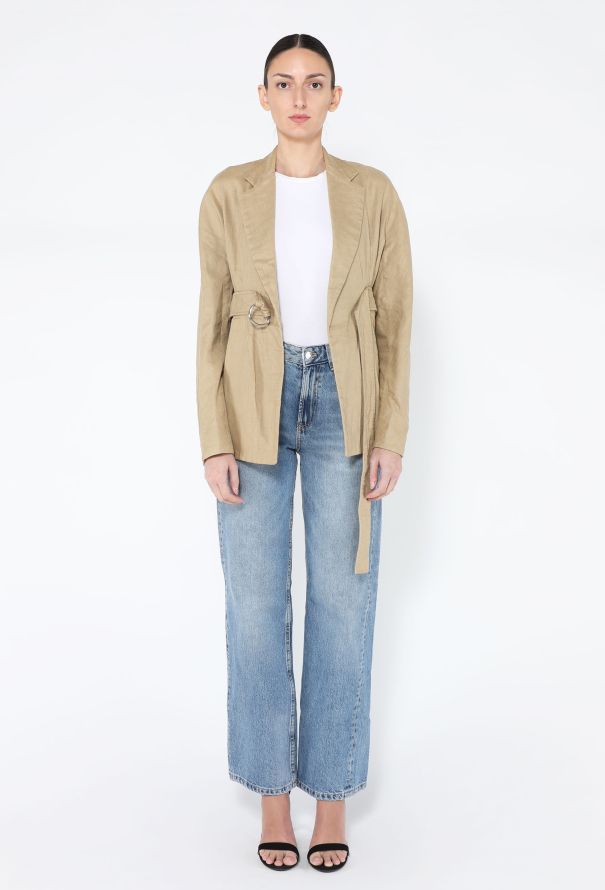 Céline Resort 2014 Belted Linen Jacket - 5