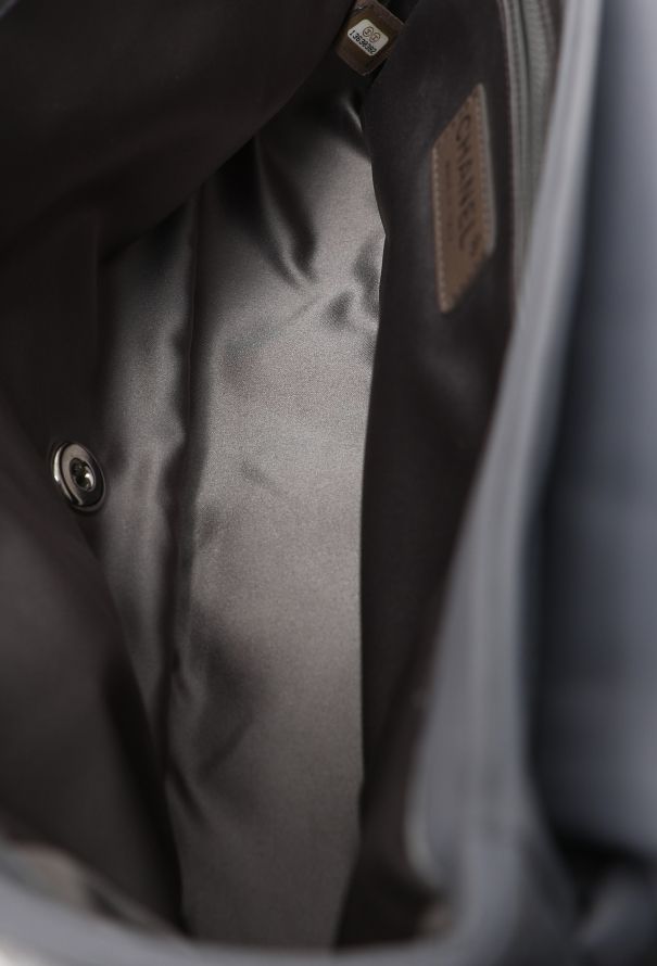 Chanel Maxi Grey Classic Quilted Flap Bag - 13 Chanel Maxi Grey Classic Quilted Flap Bag - 13