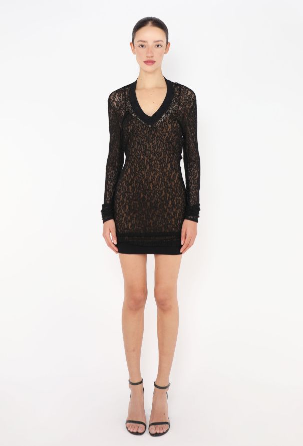 Alaïa ICONIC F/W 1990 Lace Bodycon Dress - 1