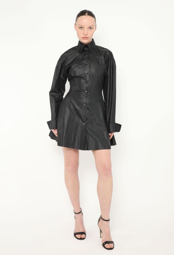 Alaïa S/S 1987 Flared Nylon Silk Dress - 4 Alaïa S/S 1987 Flared Nylon Silk Dress - 4