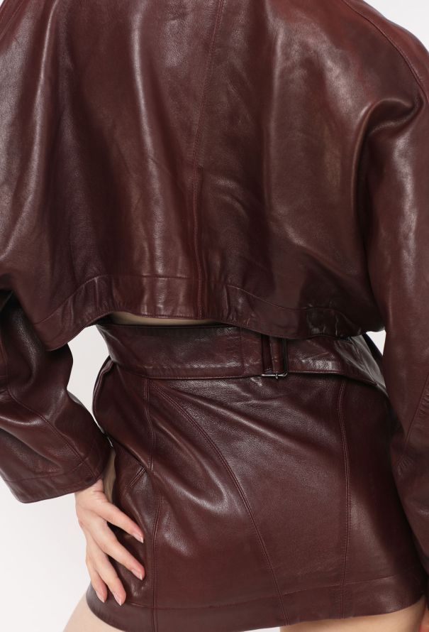 Alaïa RARE 1986 Cinched Leather Jacket - 6