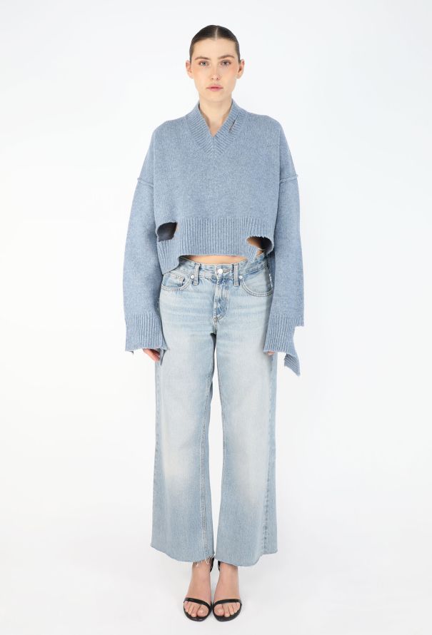 Céline Pre-Fall 2017 Distressed Sweater - 1
