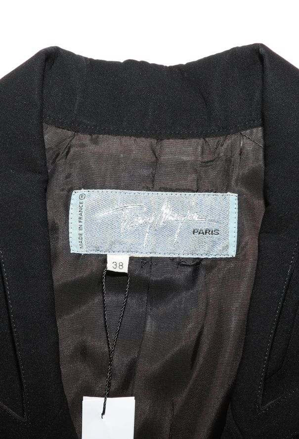 Thierry Mugler Collector 1995 Raffia Sculpted Blazer - 6