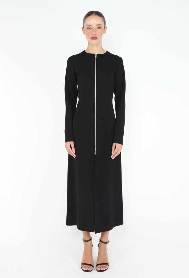 Saint Laurent Fall 1970 Jersey Zip Dress - 1