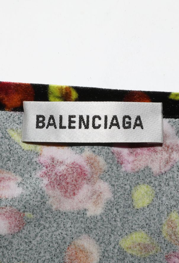 Balenciaga Pre-Fall 2019 Asymmetric Velvet Top - 8