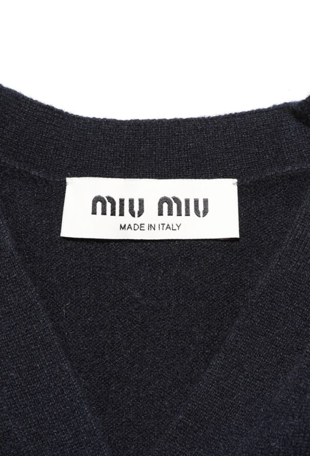 Miu Miu Cashmere Tablier Vest, S/S 2026 - 9