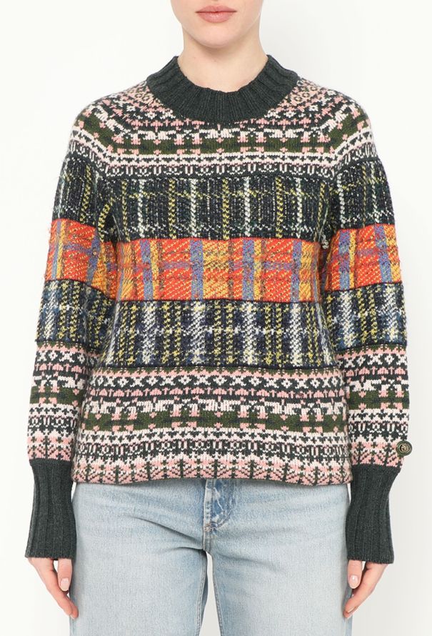 Chanel 2013 Cashmere Patchwork Sweater - 1