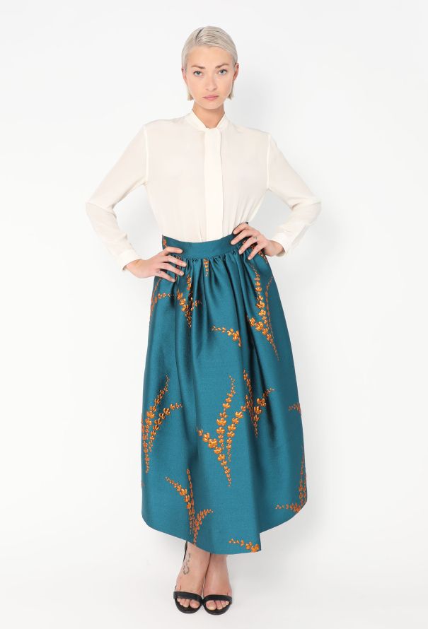 S/S 2016 Metallic Jacquard Skirt | Authentic & Vintage | ReSee