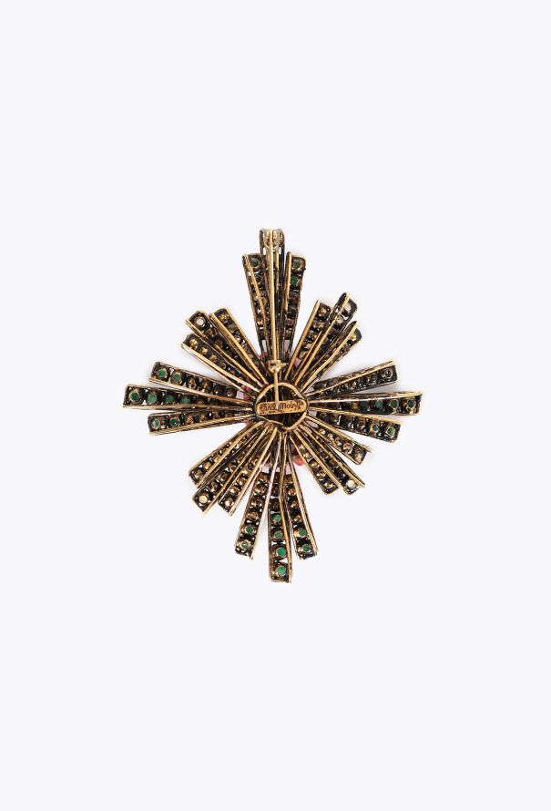 Iradj Moini Buddha Sunburst Brooch, 1990s - 5