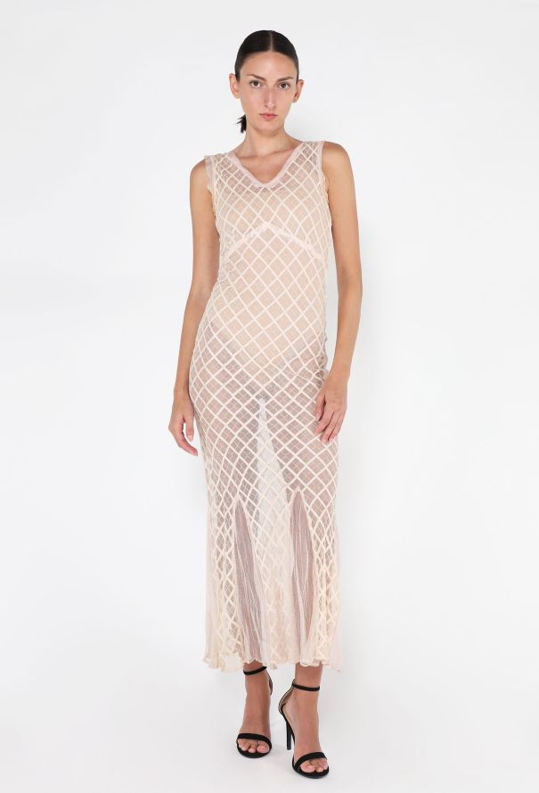Lattice Slip Dress Ensemble, 1930s - 2