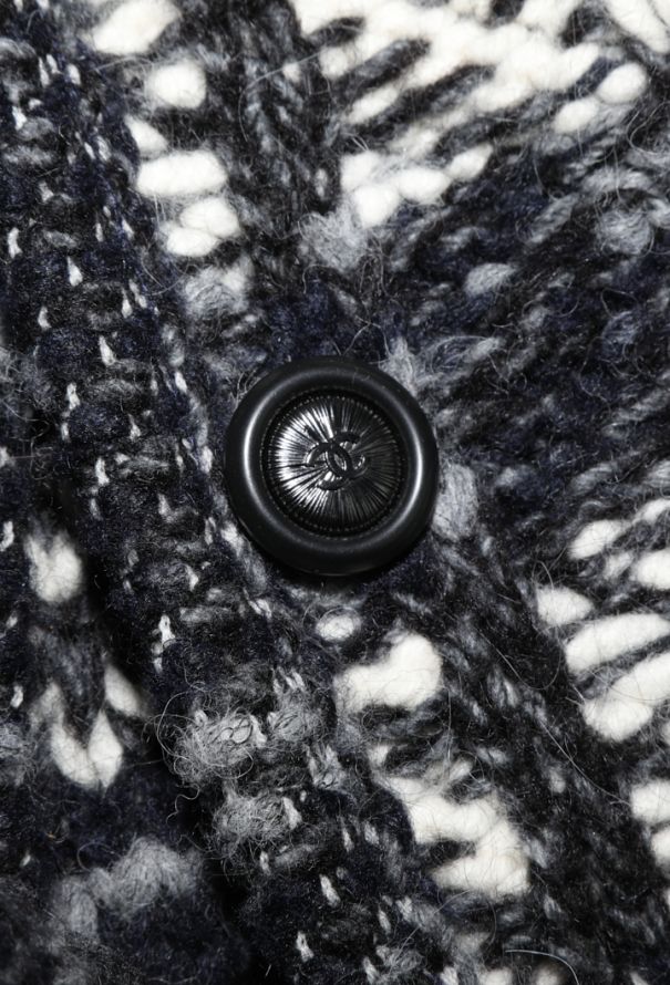 Chanel Belted Tweed 'CC' Cardigan - 10