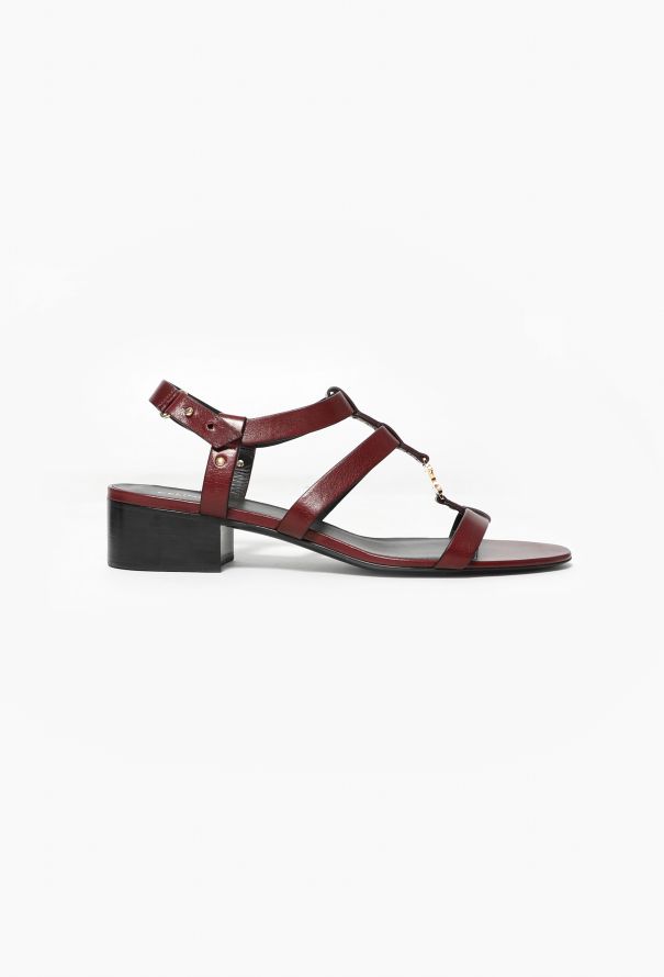 Céline 2023 Leather Triomphe Sandals - 1