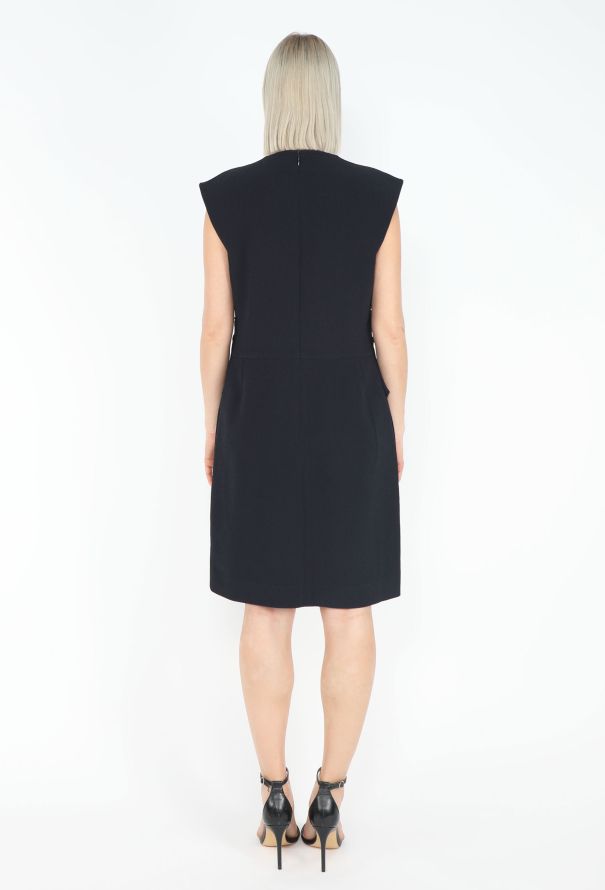 Céline 2013 Draped Crêpe Dress - 3