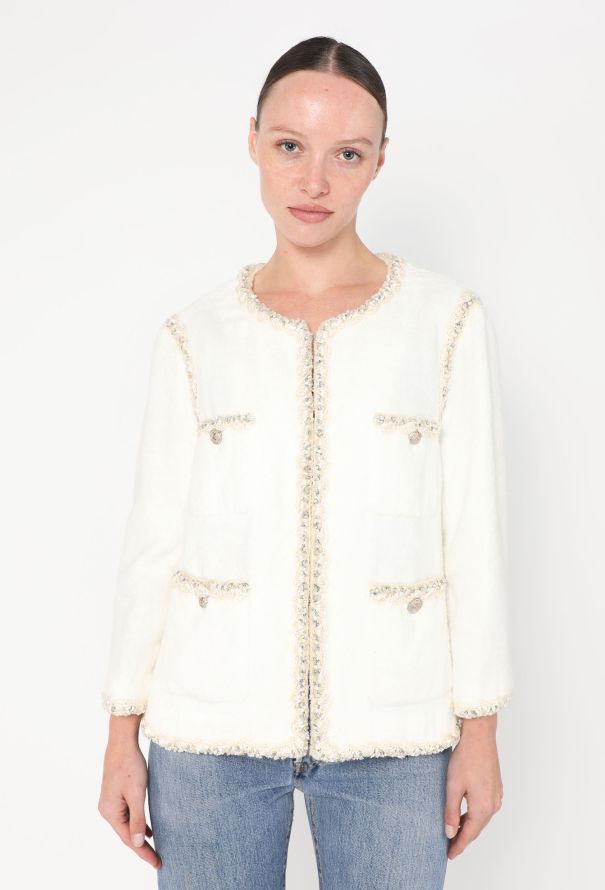 Chanel Resort 2012 Braided Terrycloth Jacket - 3 Chanel Resort 2012 Braided Terrycloth Jacket - 3