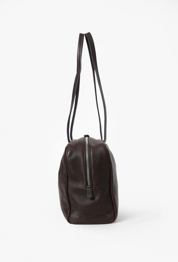 The Row Brown Astra Bowling Bag - 3