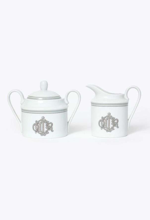 Dior Vintage Limoges Sugar Bowl & Milk Jug - 4