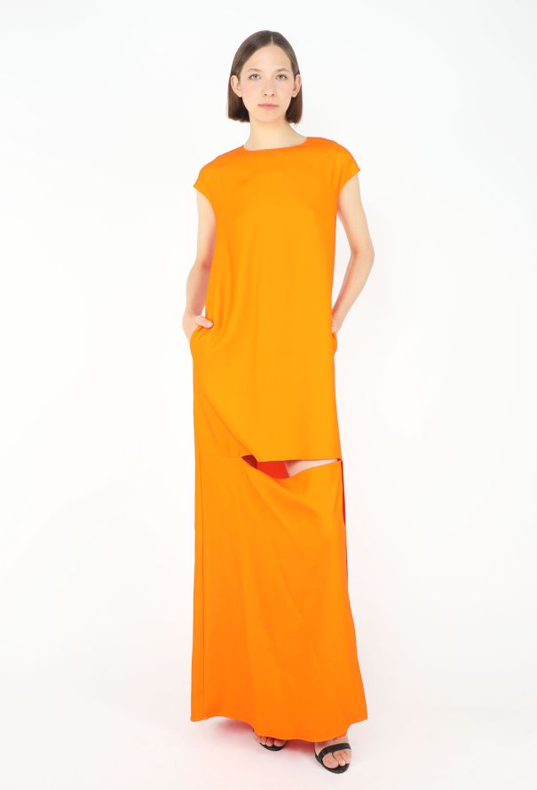 Dior 2014 Charmeuse Train Dress - 3