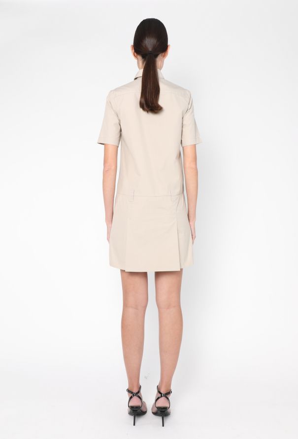 Miu Miu 2023 Safari Logo Dress - 4