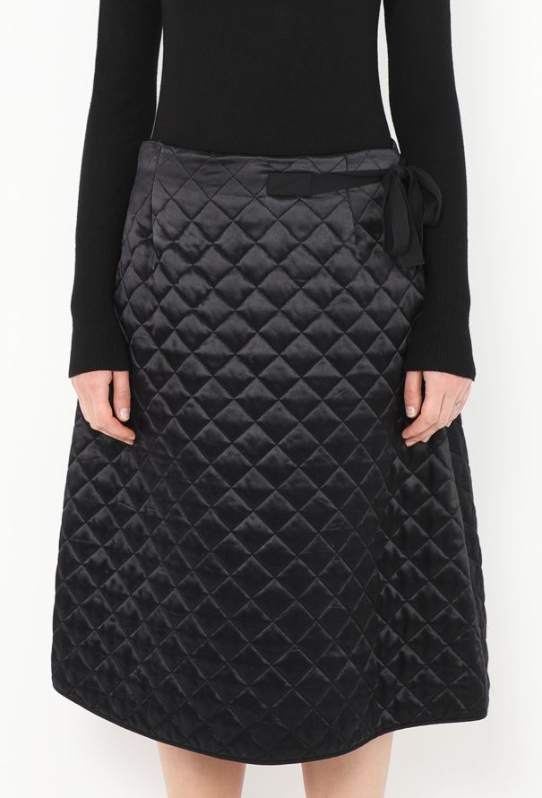 Céline F/W 2015 Belted Quilt Skirt - 3