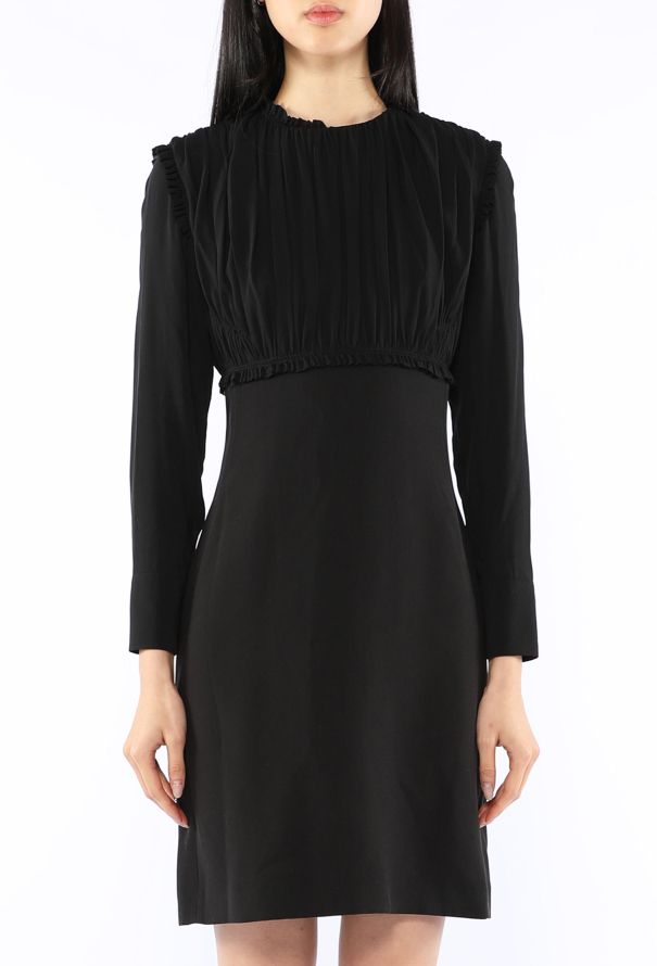 Louis Vuitton Ruched Silk Shift Dress - 3