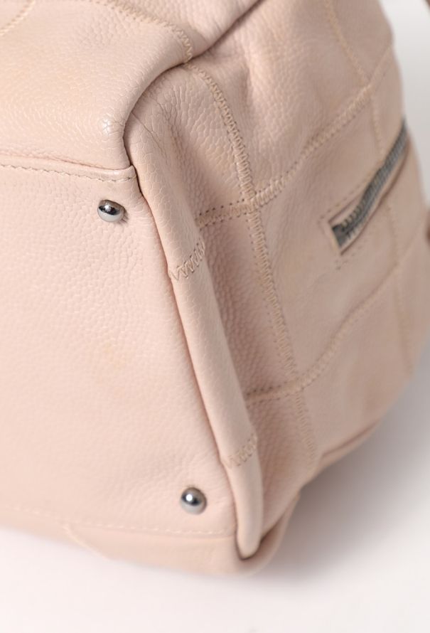 Chanel Caviar Chocolate Bar Bowling Bag - 9