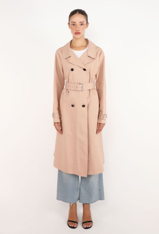 Dior Belted Monogram-Lined Trench - 1