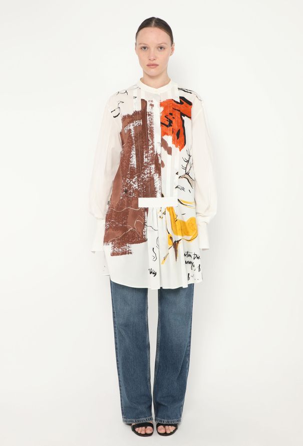 Dior Resort 2018 Printed Cotton Tunic - 1