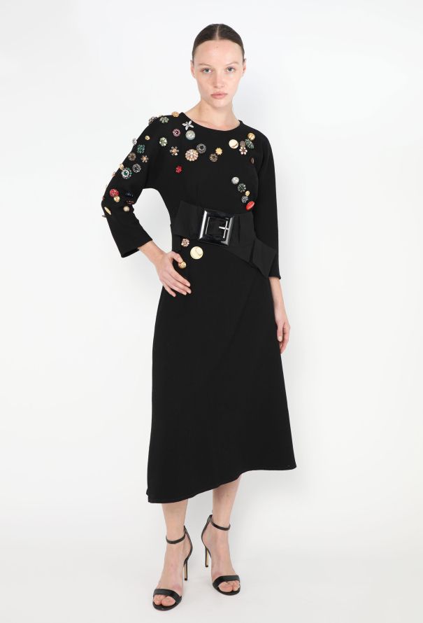 Dolce & Gabbana F/W 2016 Embellished A-Line Dress - 4