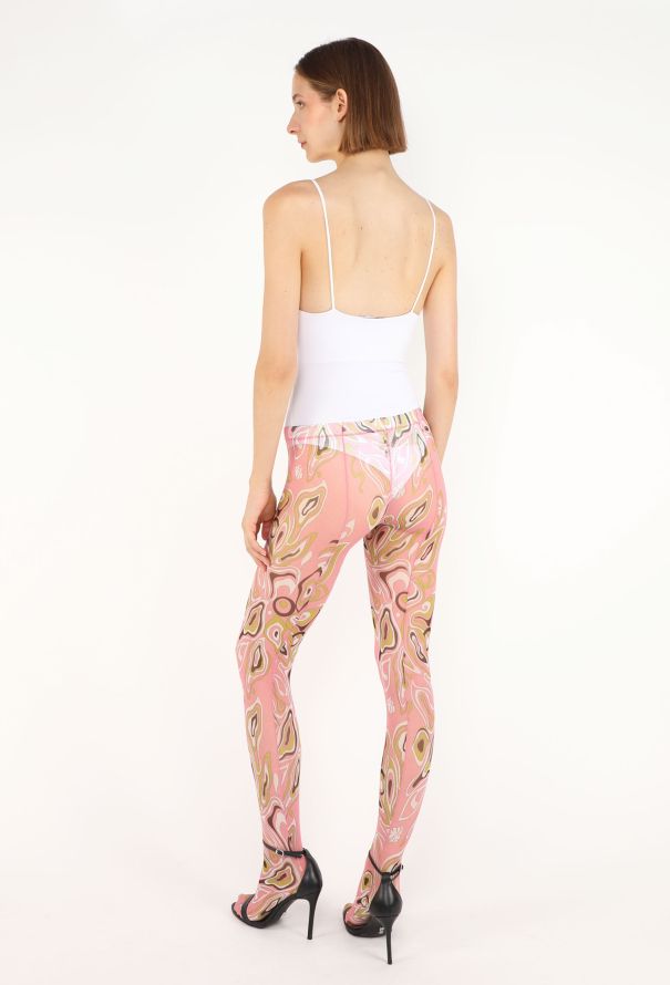 Emilio Pucci Printed Mesh Leggings, 2022 - 4