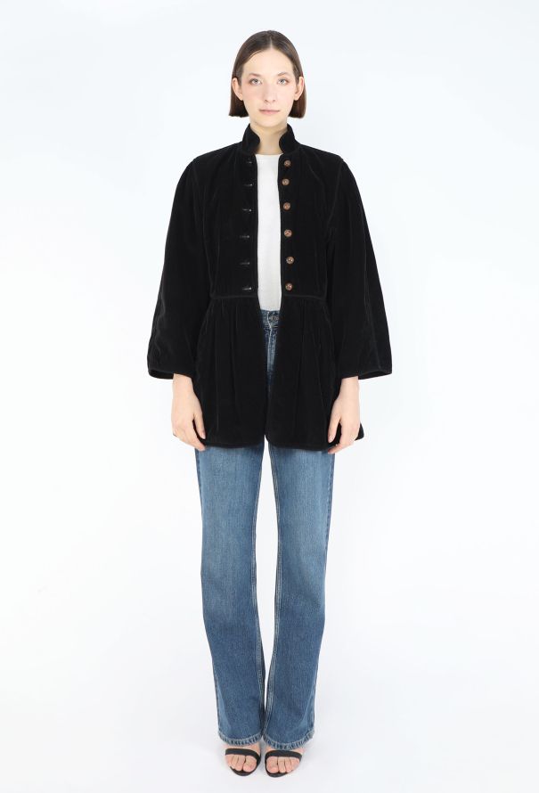 Saint Laurent COLLECTOR 1976 Russian Corduroy Passementerie Jacket - 3