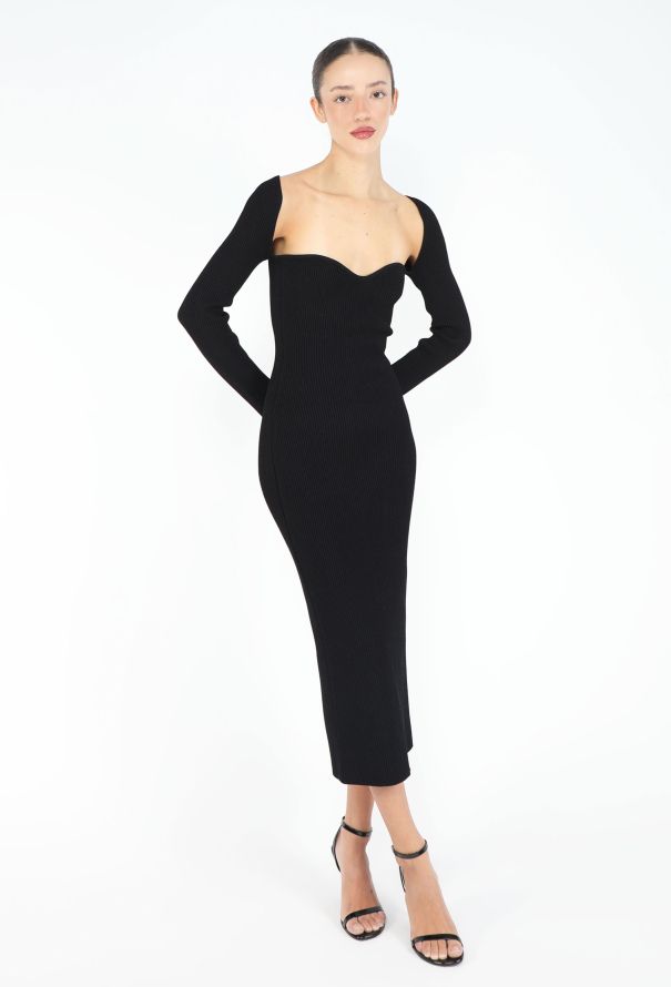Khaite 2020 Beth Ribbed Dress - 3