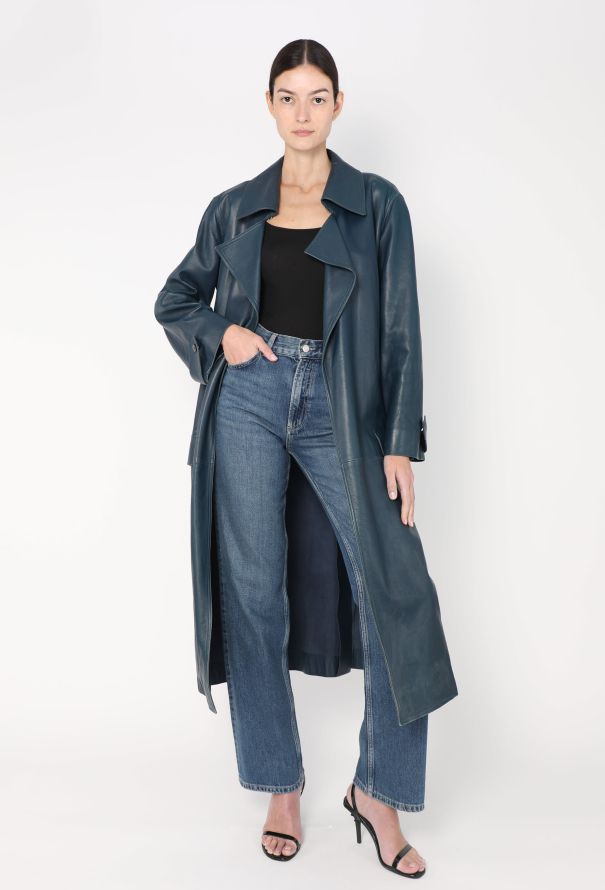 Céline Belted Leather Trench, F/W 2016 - 4