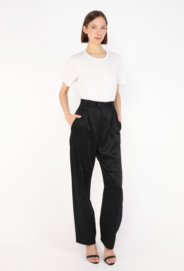 Saint Laurent Vintage Charmeuse Smoking Suit - 5