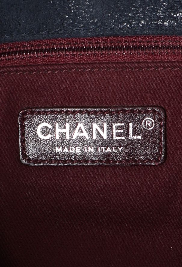 Chanel Navy Maxi Boy Bag - 11